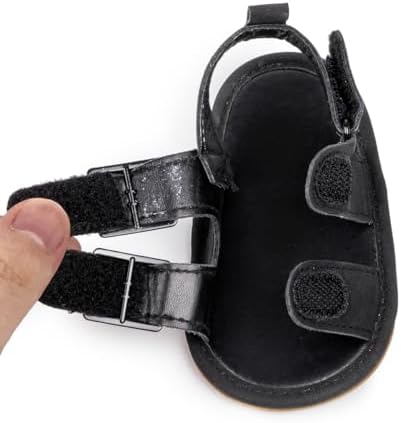 HsdsBebe Infant Baby Boys Girls Summer Beach Sandals Breathable Athletic Anti-slip Soft Sole Newborn First Walker Crib Shoes