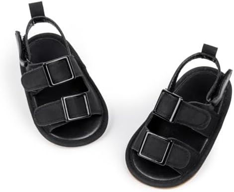 HsdsBebe Infant Baby Boys Girls Summer Beach Sandals Breathable Athletic Anti-slip Soft Sole Newborn First Walker Crib Shoes