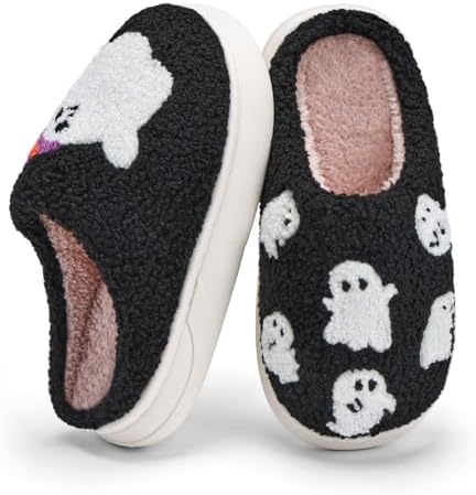 IceUnicorn Kids Slippers Boys Girls Warm Winter House Slippers Big Little Kids Non-Slip Soft Plush Memory Foam Home Shoes for Indoor Outdoor