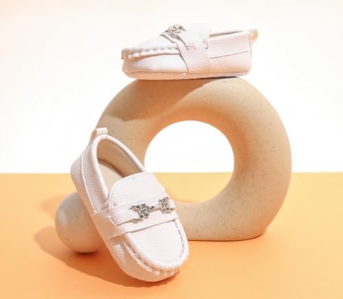 Infant Baby Girls Boys PU Leather Sneakers Soft Sole Toddler Newborn Loafers First Walkers Skate Shoe