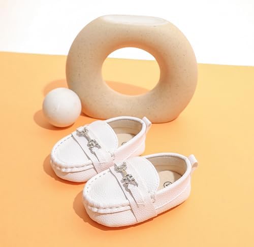 Infant Baby Girls Boys PU Leather Sneakers Soft Sole Toddler Newborn Loafers First Walkers Skate Shoe