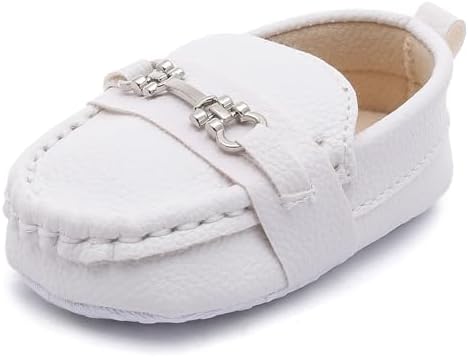 Infant Baby Girls Boys PU Leather Sneakers Soft Sole Toddler Newborn Loafers First Walkers Skate Shoe