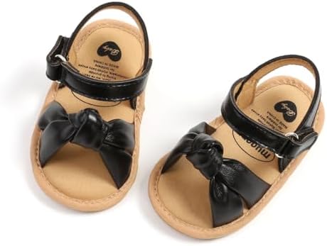 Infant Baby Girls Sandals Summer Open Toe Wedding Princess Dress Shoe Soft Sole Baby Shoes For Newborn Girl
