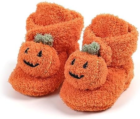 Infant Baby Slippers Booties Winter Warm Baby Socks Shoes Newborn Crib Shoes Baby Footwear First Walkers Prewalkers