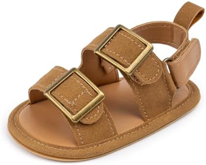 Infant Boys Girls Sandals Breathable Premium Baby Summer Outdoor Casual Beach Shoes Lightweight Toddler Flower Bowknot Anti Slip Rubber Sole Newborn Prewalker First Crib Shoes