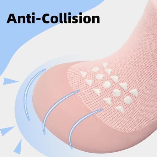Infant Walking Shoes Baby Sock Shoes With Soft Rubber Sole Non-Slip Toddler Slippers For Boys And Girls Breathable Sneakers