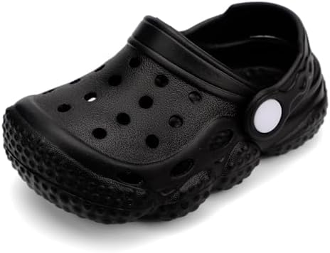 INMINPIN Baby Clogs Garden Shoes Newborn Infant Lightweight Breathable Beach Pool Sandals Non-Slip Baby Boys Girls Water Shower Summer Shoes Splay Naturally
