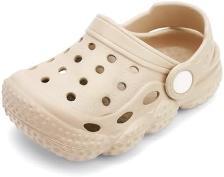 INMINPIN Baby Clogs Garden Shoes Newborn Infant Lightweight Breathable Beach Pool Sandals Non-Slip Baby Boys Girls Water Shower Summer Shoes Splay Naturally