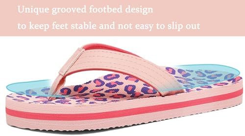 INMINPIN Kids Boys Girls Flip Flops Comfort Quick-Dry Beach Pool Aqua Thong Sandals(Little Kid/Big Kid)