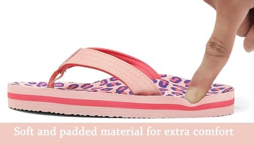 INMINPIN Kids Boys Girls Flip Flops Comfort Quick-Dry Beach Pool Aqua Thong Sandals(Little Kid/Big Kid)