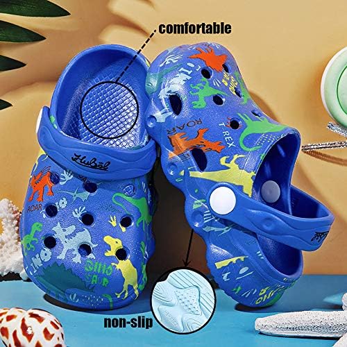INMINPIN Kids Cute Clogs Cartoon Garden Shoes Boys Girls Slides Slippers Indoor Outdoor Children Water Shower Beach Pool Sandals