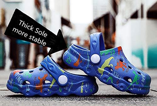 INMINPIN Kids Cute Clogs Cartoon Garden Shoes Boys Girls Slides Slippers Indoor Outdoor Children Water Shower Beach Pool Sandals