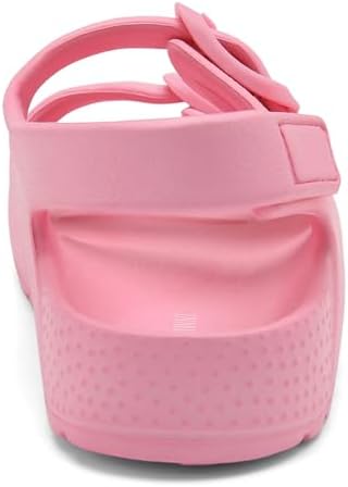 INMINPIN Toddler Boys Girls Buckle Sandals Comfort Open Toe Sandal With Adjustable Back Strap