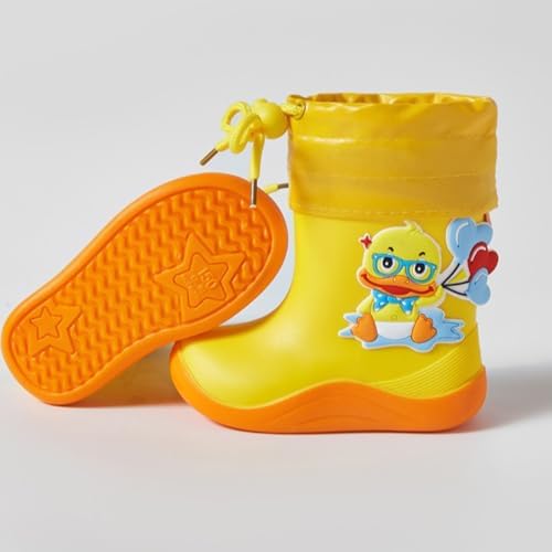 IWIHMIV Kids Rainboots Girls' Rain Boots Boys Rainboots Kids Rain Boots Toddler Rain Shoes Children Boots For Boys And Girls
