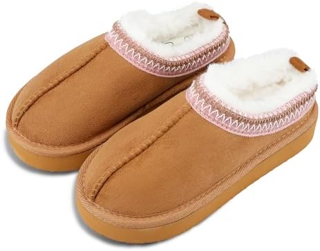 Jessica Simpson Girl's Slip-On Clog 1" Platform Slipper Memory Foam Indoor/Outdoor Sole