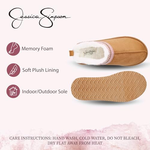 Jessica Simpson Girl's Slip-On Clog 1" Platform Slipper Memory Foam Indoor/Outdoor Sole