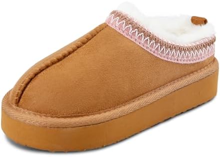 Jessica Simpson Girl's Slip-On Clog 1" Platform Slipper Memory Foam Indoor/Outdoor Sole