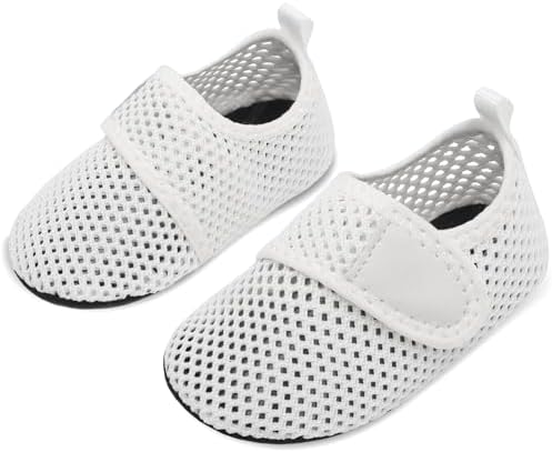 JIASUQI Baby Boys and Girls Barefoot Swim Water Skin Shoes Aqua Socks for Beach Swim Pool