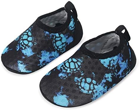 JIASUQI Baby Boys and Girls Barefoot Swim Water Skin Shoes Aqua Socks for Beach Swim Pool