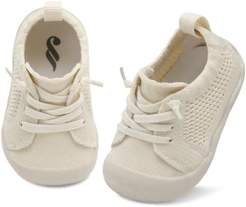 JIASUQI Baby Shoes for Toddler Boys Girls Sneakers Slip on Walking Shoes for Babies