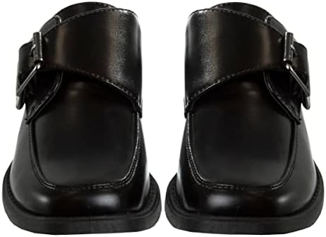 Josmo Boys Classic Comfort Oxford Shoe - Wing Tip Formal Dress Shoes Lace Up (Colors: Black/Brown/White) (Sizes: 7-10 Toddler / 11-2 Little Kid / 3-6 Big Kid)