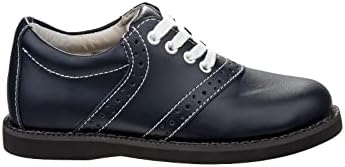 Josmo Unisex-Child Girls Oxfords Saddle Uniform School Leather Shoes