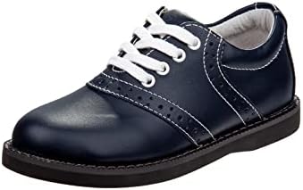 Josmo Unisex-Child Girls Oxfords Saddle Uniform School Leather Shoes