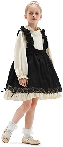 K KomForme Girl's Ballet Flats Non-Slip Soft Mary Jane Walking Party Dress Shoes For Toddler/Little Kid/Big Kid