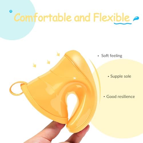 K KomForme Toddler Rain Boots Baby Easy-on Rain Shoes For Boys And Girls Waterproof Lightweight Outdoor