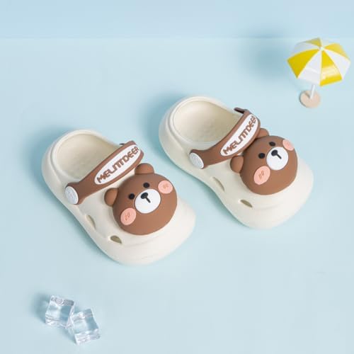 Kannior Toddler Kids Boys Girls EVA Garden Clogs Summer Outdoor Slip On Shoes Cute Animal Water Sandals Children Lightweight Slipper Beach Pool Play Shoes (Baby/Toddler Kids)