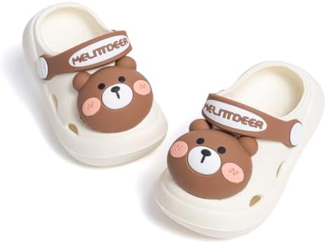Kannior Toddler Kids Boys Girls EVA Garden Clogs Summer Outdoor Slip On Shoes Cute Animal Water Sandals Children Lightweight Slipper Beach Pool Play Shoes (Baby/Toddler Kids)