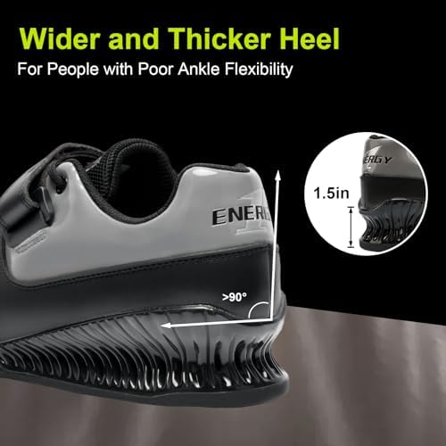 KCross Deadlift Shoes - Weightlifting & Powerlifting Shoes For Men & Women Ideal For Weight Training & Hard Pulling