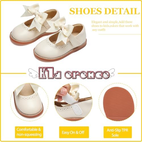 Kiderence Girls Flat Dress Shoes School Oxfords Marry Jane (Toddler/Little Kids)