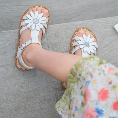 Kiderence Toddler Girls Sandals Little Girls Kids Summer Shoes Toddler Sandals