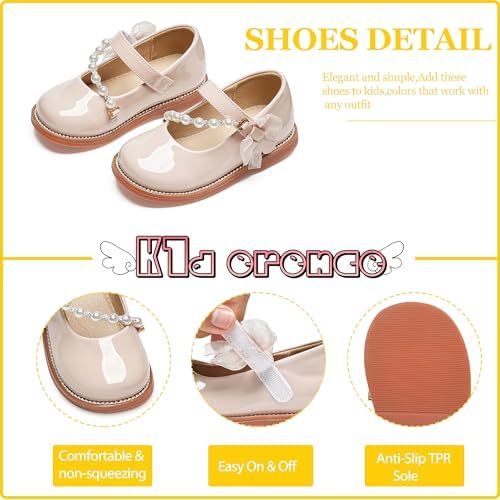 Kiderence Toddler Little Girl Mary Jane Dress Shoes School Oxford For Girls Flats