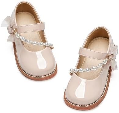 Kiderence Toddler Little Girl Mary Jane Dress Shoes School Oxford for Girls Flats