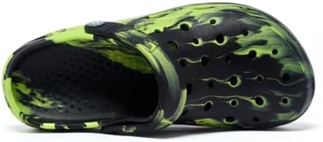 Kids Boys&Girls Black Camouflage Clogs Children's Beach Shoes Classic Marbled Tie Dye Clog Little Kid