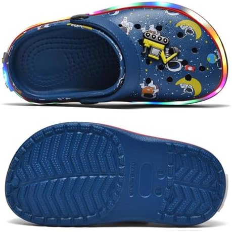 Kids' Boys Girls LED Clogs Cute Garden Shoes Cartoon Slides