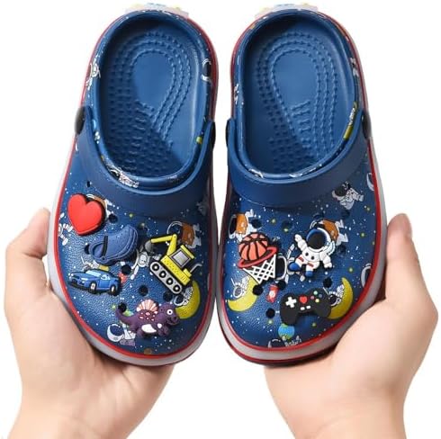 Kids' Boys Girls LED Clogs Cute Garden Shoes Cartoon Slides