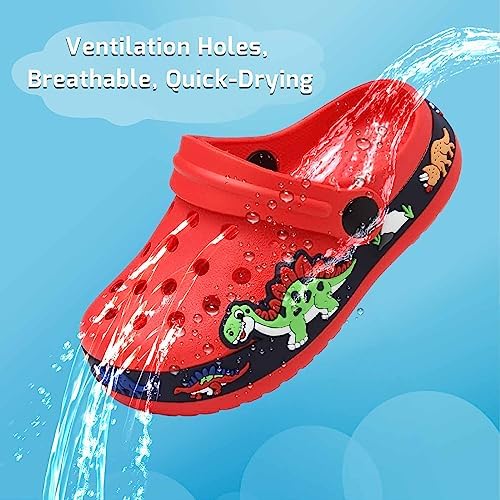 Kids Clogs Classic Boys Girls Toddler Clogs Beach Pool Baby Garden Clogs Cartoon Slides Sandals