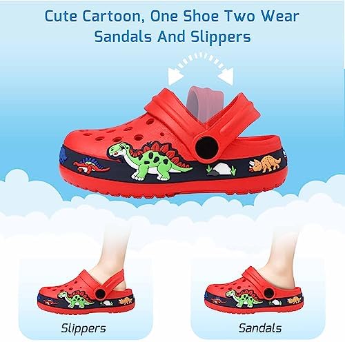 Kids Clogs Classic Boys Girls Toddler Clogs Beach Pool Baby Garden Clogs Cartoon Slides Sandals