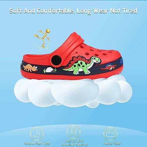 Kids Clogs Classic Boys Girls Toddler Clogs Beach Pool Baby Garden Clogs Cartoon Slides Sandals