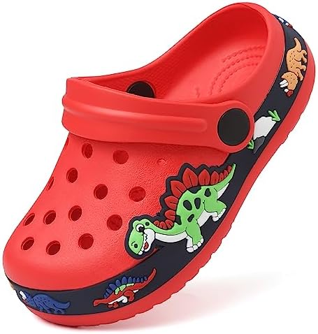 Kids Clogs Classic Boys Girls Toddler Clogs Beach Pool Baby Garden Clogs Cartoon Slides Sandals