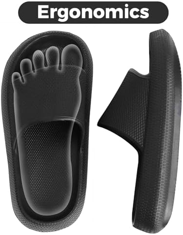 Kids Cloud Slides Boys Girls Flip Flops Slip On Beach Sandals Youth Pool Shower Shoes EVA Summer Slippers（11 Little Kids - 6 Big Kids）