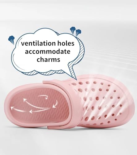 Kids Girls Boys Clogs Garden Shoes Toddler Slip On Sandals Children Water Shower Beach Pool Slippers