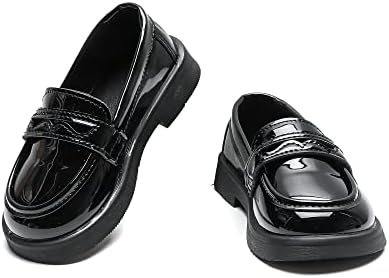 Kids Oxford Shoes Girl’s Boy’s Dress Shoes Lace-Up School Uniform Shoes Loafer Flats