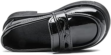 Kids Oxford Shoes Girl’s Boy’s Dress Shoes Lace-Up School Uniform Shoes Loafer Flats