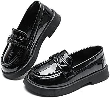 Kids Oxford Shoes Girl’s Boy’s Dress Shoes Lace-Up School Uniform Shoes Loafer Flats