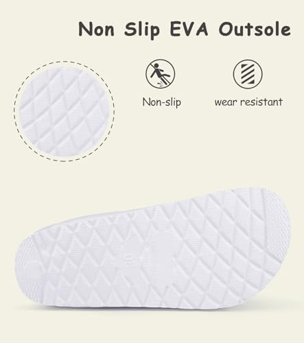 Kids Slides Sandals Double Buckle Adjustable Boys Girls