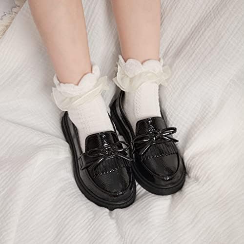 KIDSUN Toddler Boy’s Girl’s Dress Shoes Comfort Lace-Up Oxford School Uniform Shoes Loafer Flats (Toddler/Little Kid) E-Black